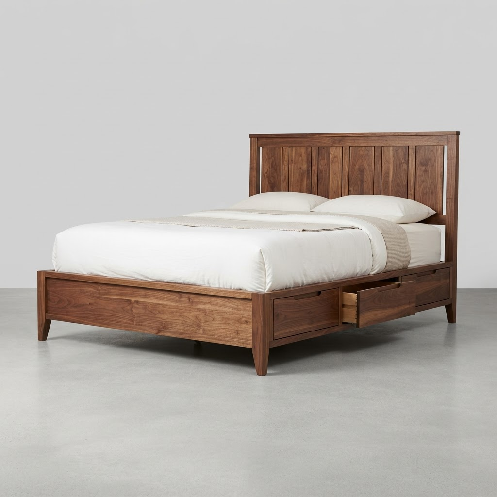 Halden Storage Bed with Drawers - Queen Storage Beds